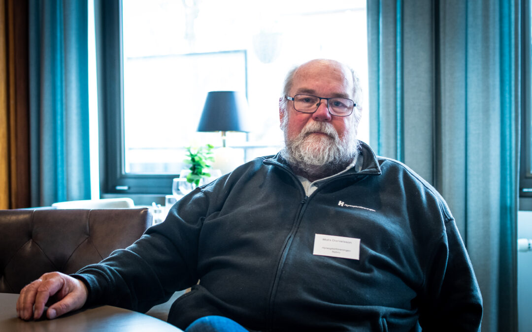 Mats Danielsson, ordförande för lokala hyresgästföreningen i Nybro.