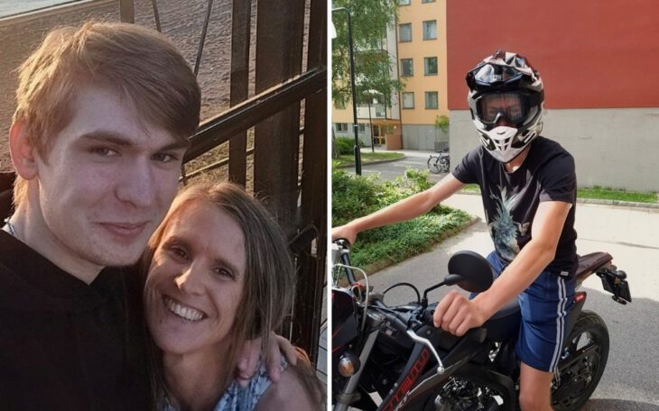 Melvin Gyllenhammar blev rånad på en garagenyckel. Nu tvingas mamma Caroline betala.