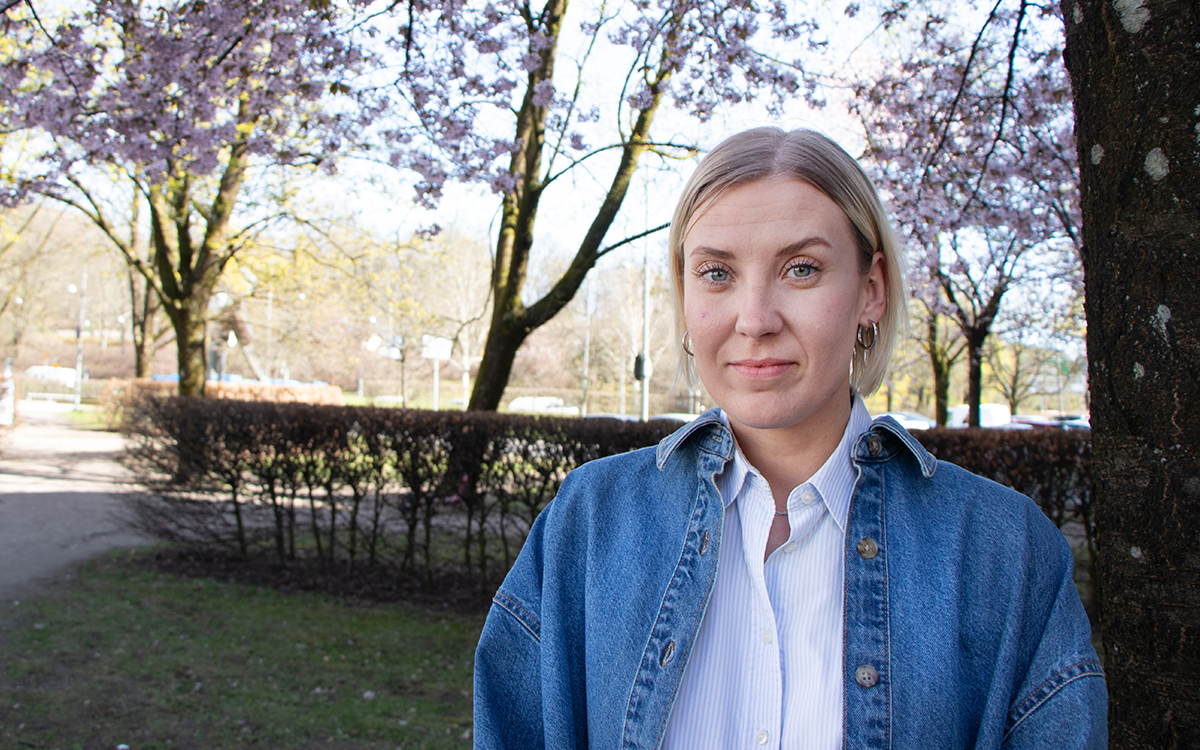 Evelina Saari på Borås vräkningsförebyggande enhet. 