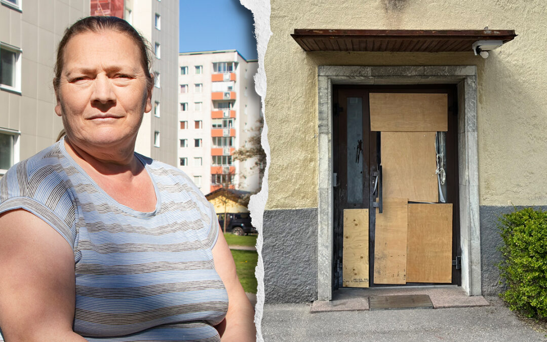 Sprängning i Uddevalla och Vänersborg, hyresgästen Jeanette Håkansson.