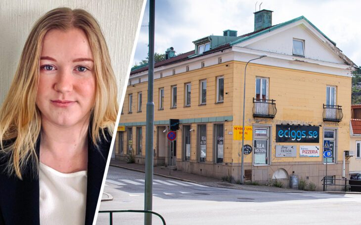 Olivia Lövgren är jurist på Hyresgästföreningen i BohusÄlvsborg-Skaraborg och företräder hyresgästerna i Tangen Fastigheters hyreshus i Strömstad.