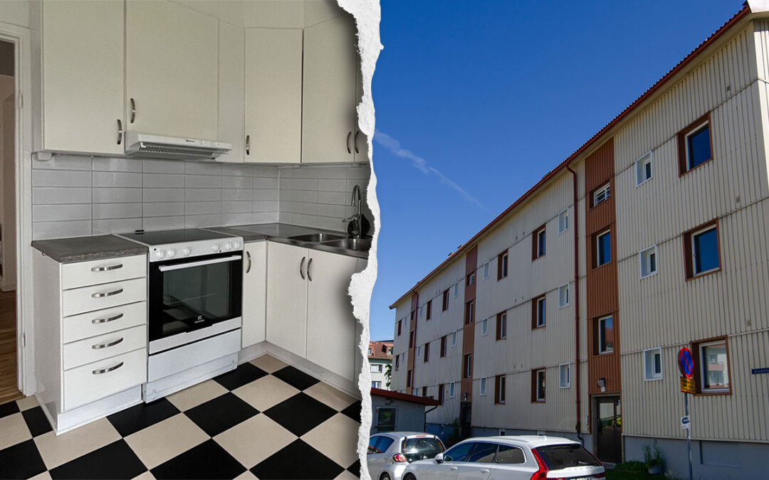 Hyresgästen bodde i lägenheten på Oterdahlsgatan i två år. Nu ska hon få tillbaka 50 000 kronor i överhyra.