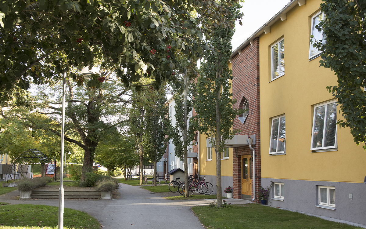 Lägenhetshus i Visby