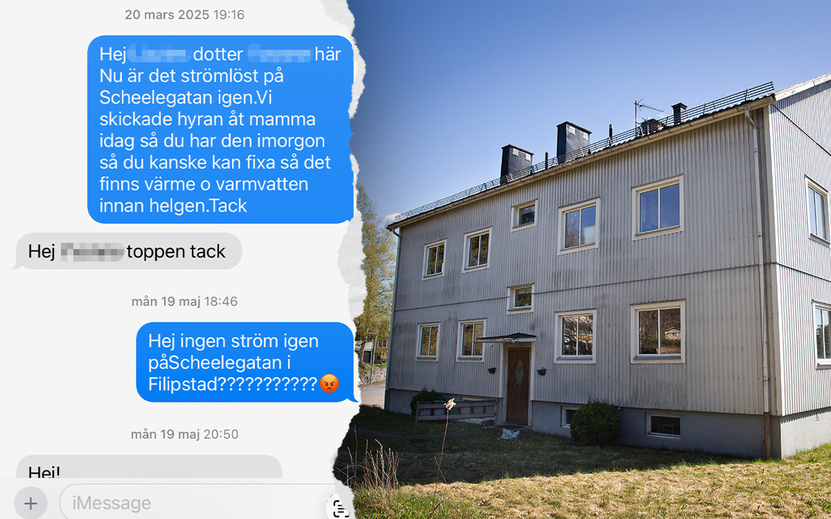 Avidus Filipstad, sms med tidigare ägare.