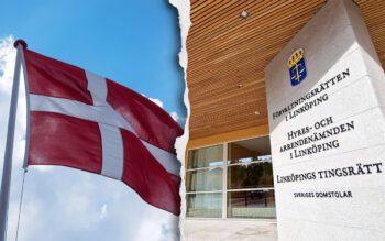Hyresgästen flyttade till Danmark och lämnade efter sig en hyresskuld på 129 000 kronor.