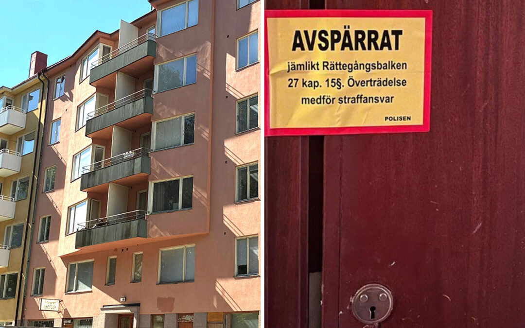 Förra året besökte polisen hyreshuset i genomsnitt var tredje dag. En lägenhet har också varit avspärrad av polisen.