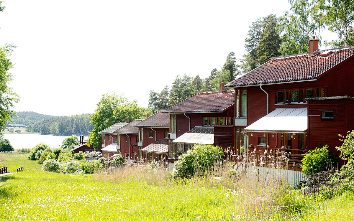 Trävillor i Kullö, utanför Vaxholm