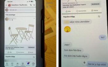 En andrahandshyresgäst i Åkersberga sålde möbler och förstörde lägenheten.