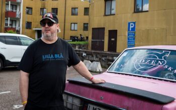 Hyresgästen Ikks Wicktor bor i en av Kupolens hyreshus, som ska tas över av Perstorpsbostäder.