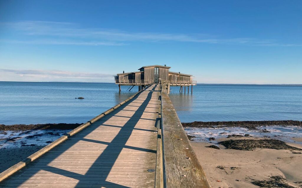 Båstad, kallbadhus, tågsemester