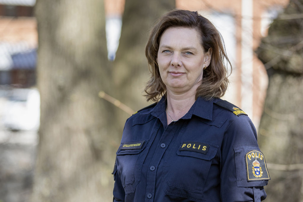 Erika Gyllenswärd är nationell samordnare för brott i nära relation på Noa, Polismyndigheten.