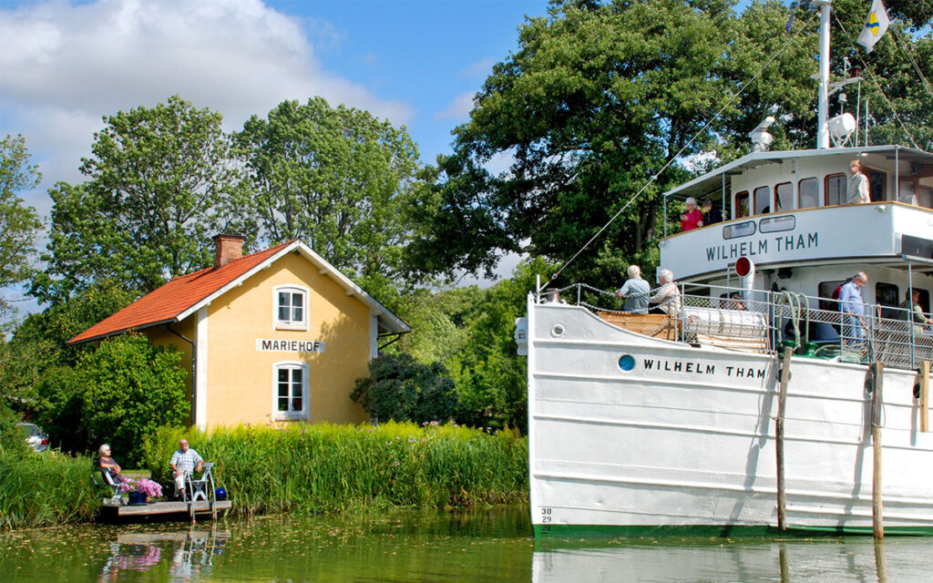 Flera av de gamla slussvaktarbostäderna längs Göta kanal är hyreslägenheter.