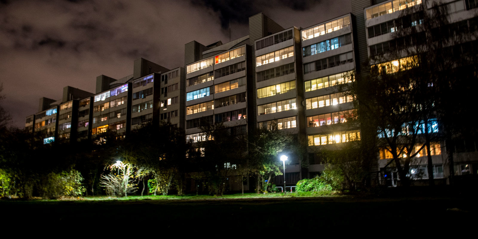 Kinesiska muren på Rosengård som MKB i Malmö har lagt ett bud på.