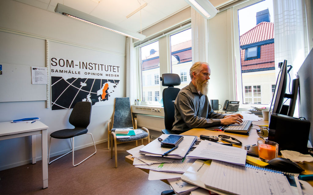Johan Martinsson, föreståndare på SOM-institutet