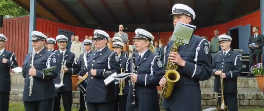 Oleksandr Bashyn höll tal på Sveriges nationaldag.