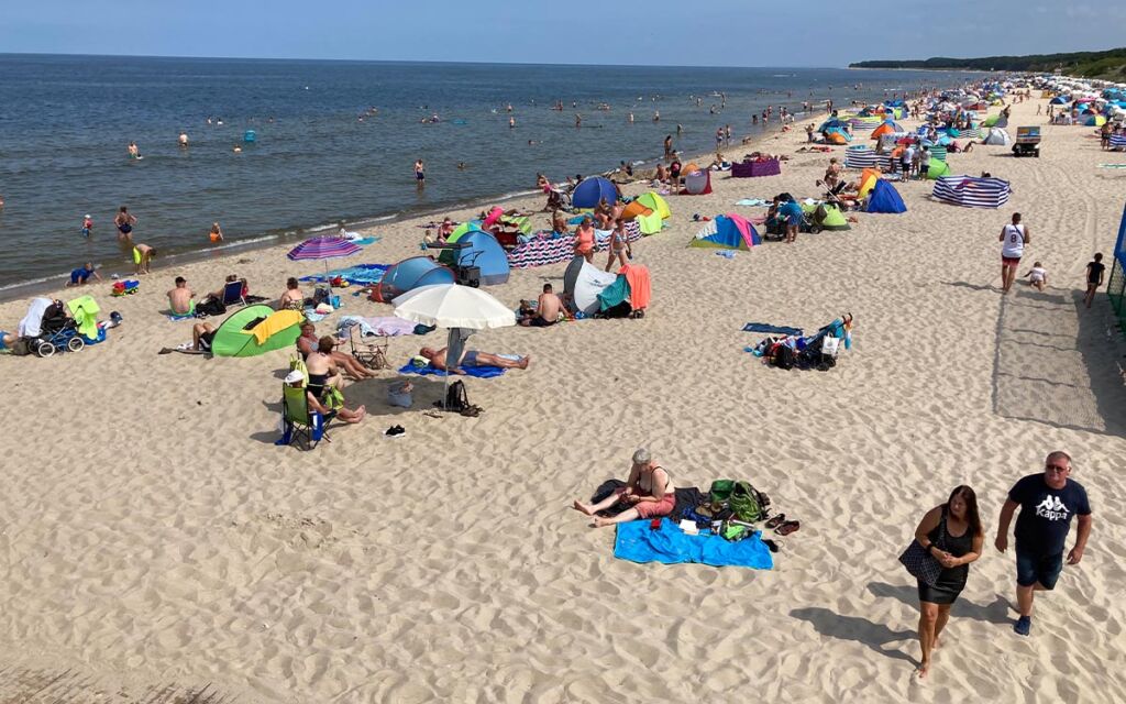 Usedom, Polen, Tyskland.